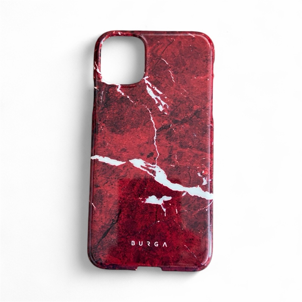 BURGA Red Marble iPhone 11 Case